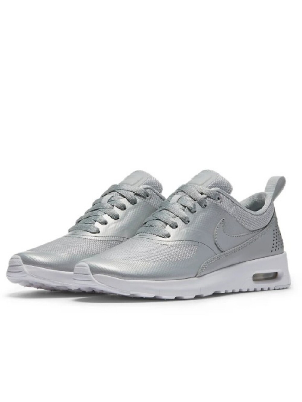 Like New! Nike (Girl) Air Max Thea SE Sneakers 'Metallic Platinum'